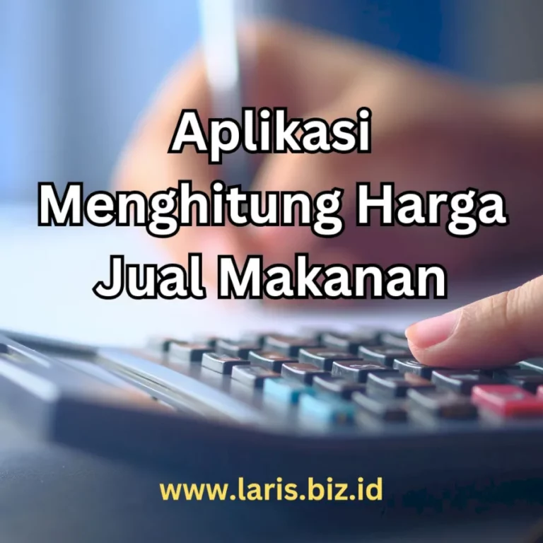 Aplikasi Menghitung Harga Jual Makanan