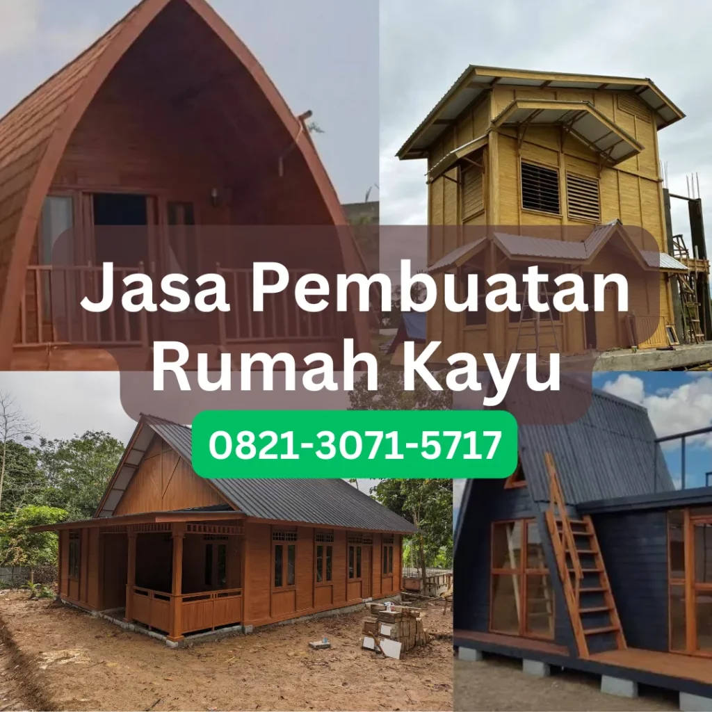 jasa pembuatan rumah kayu